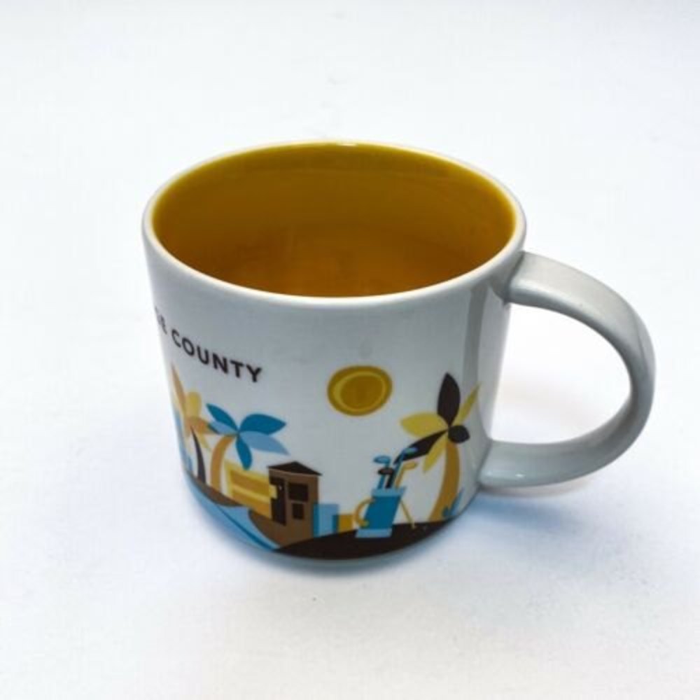 Starbucks Coffee Mug 2013 You Are Here Collection Orange County 14 Oz Cup - Picture 2 of 11